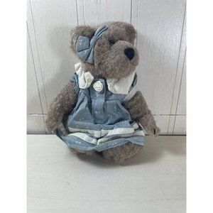 Vintage Boyds Bears “Bethany Thistlebeary” 1985-1998 6” Blue Dress Plush